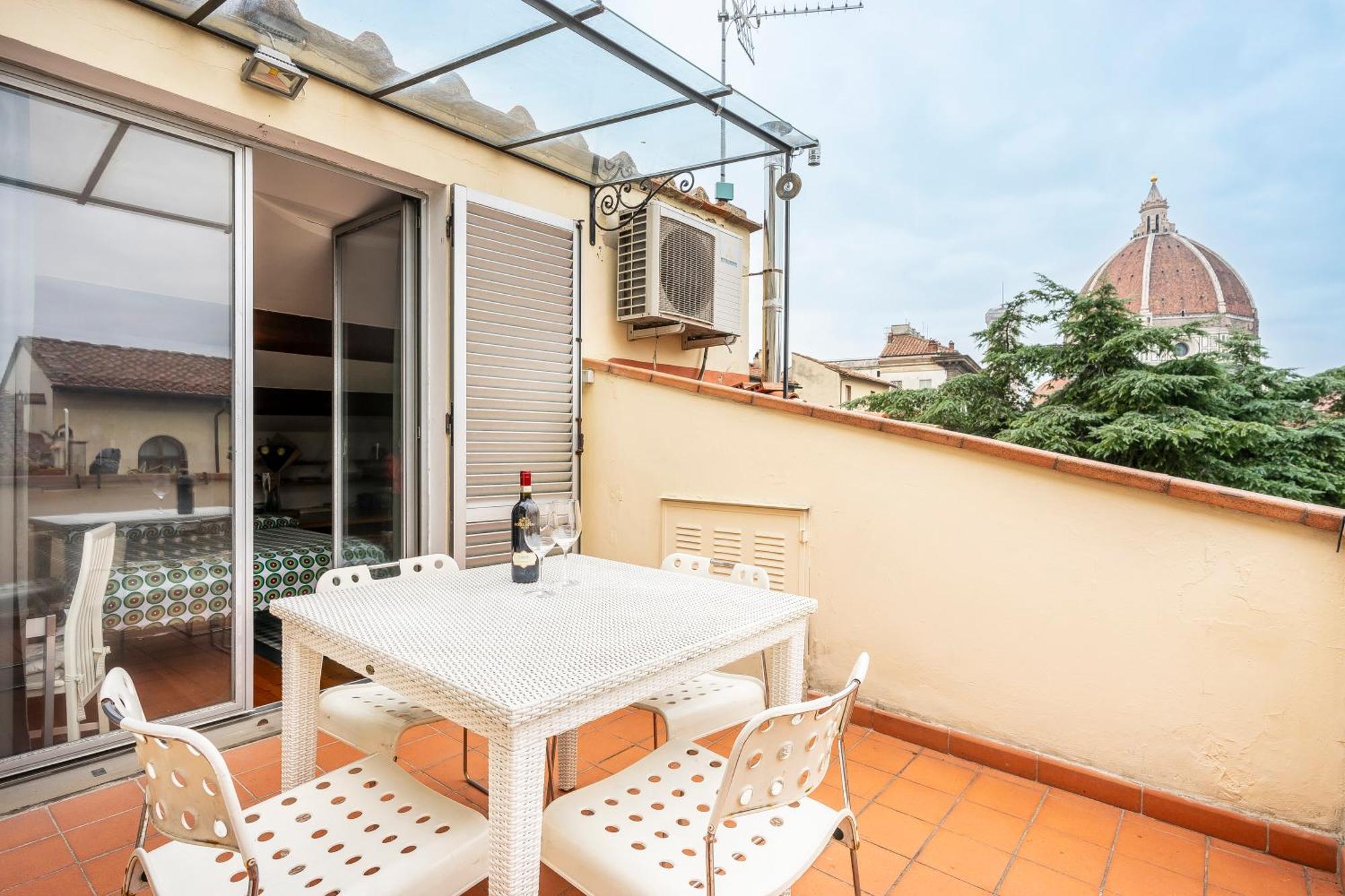 Penthouse Le Terrazze Duomo View Apartman Firenze Kültér fotó
